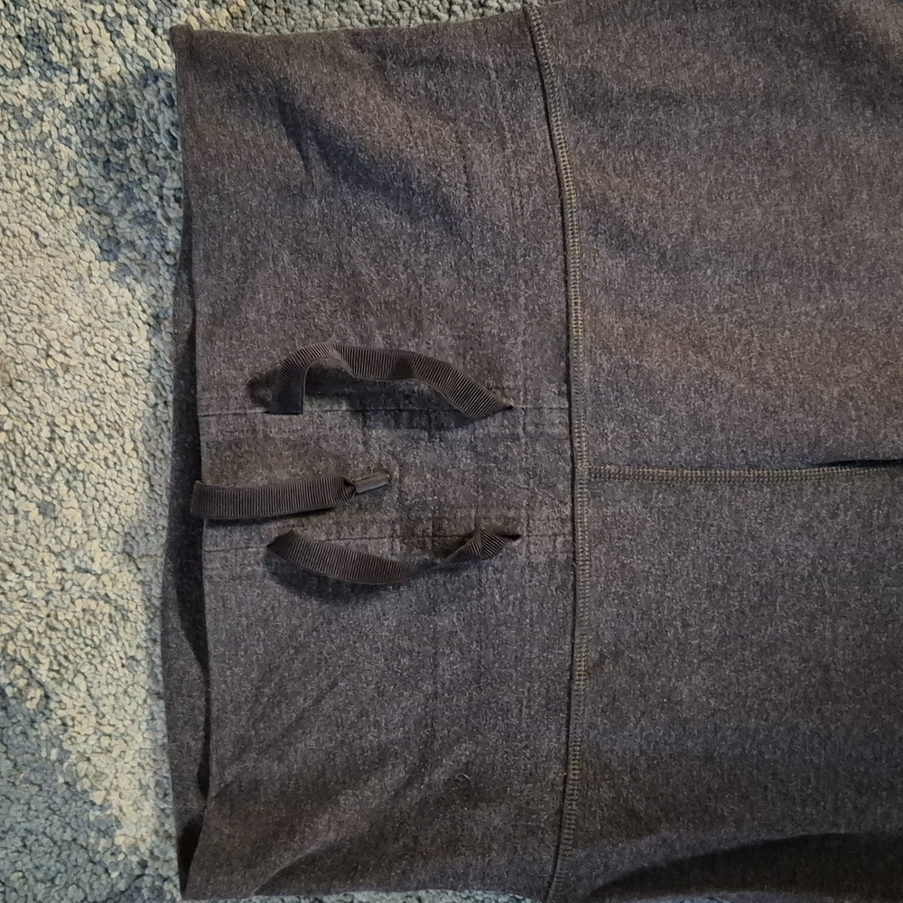 Lululemon Athletica After Asana Charcoal Lounge Pants Size 6 - Picture 3 of 6